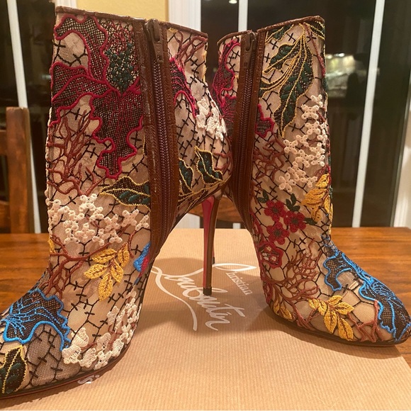 Christian Louboutin Miss Tennis 100 Calf Multi color size 41 - Picture 3 of 7